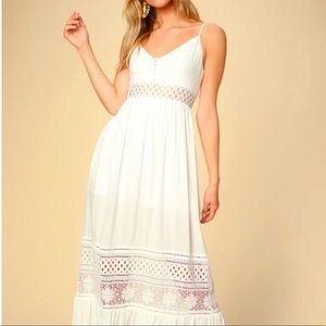 Jack By BB Dakota Off White Maxi Dress Size 8